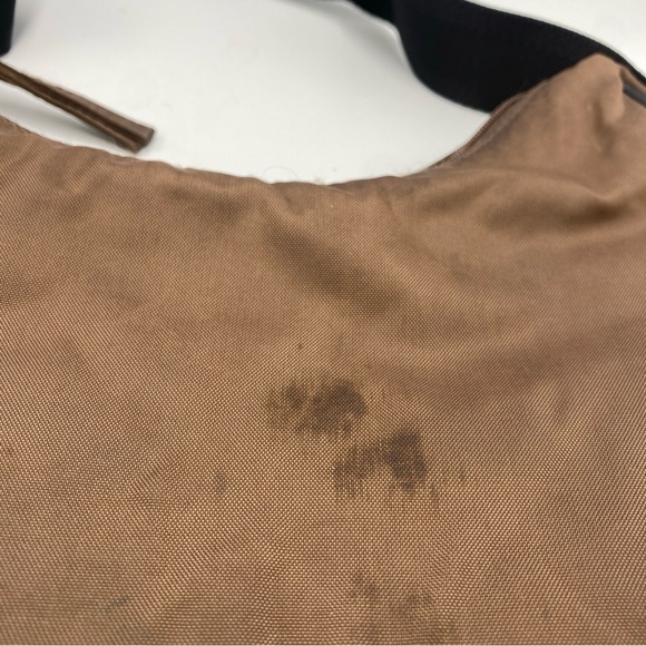 Ralph Lauren Polo Jeans Co Shoulder Bag Brown Y2K Baguette Small w Wallet Retro - Picture 4 of 7